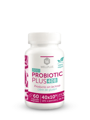 Probiotic Plus 40B Mujer WellPlus, para el bienestar íntimo y digestivo · 60 cápsulas