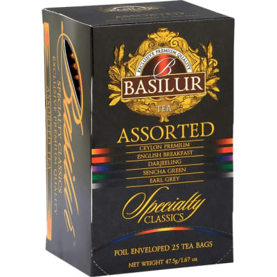 Té surtido Classics Basilur · 25 bolsitas
