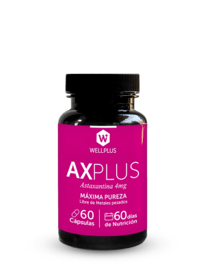 Astaxantina AX Plus WellPlus · 60 cápsulas