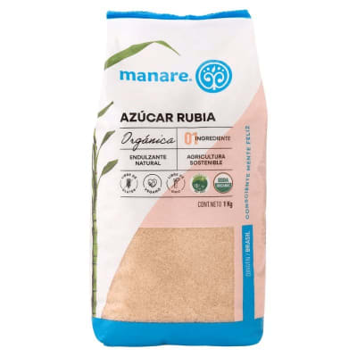 Azúcar rubia orgánica Manare · 1 kg