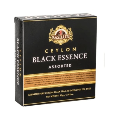 Té negro surtido Black Essence Basilur · 40 bolsitas