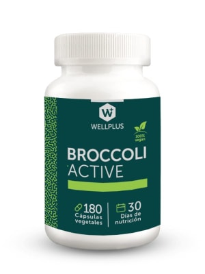 Brócoli Active WellPlus, para la protección antioxidante · 180 cápsulas