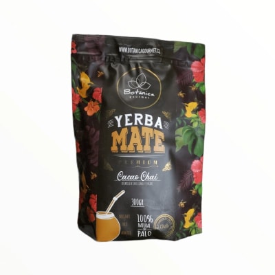 Yerba mate cacao chai Botánica · doypack 300 g