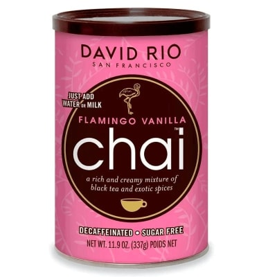 Chai Flamingo vainilla descafeinado sin azúcar David Rio · tarro 337 g