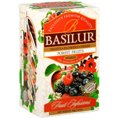 Infusión frutos del bosque Basilur · 25 bolsitas