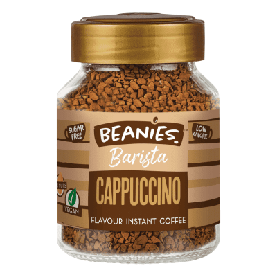 Café instantáneo sabor Cappuccino Beanies · 50 g