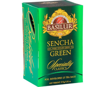 Té verde Sencha Basilur · 25 bolsitas