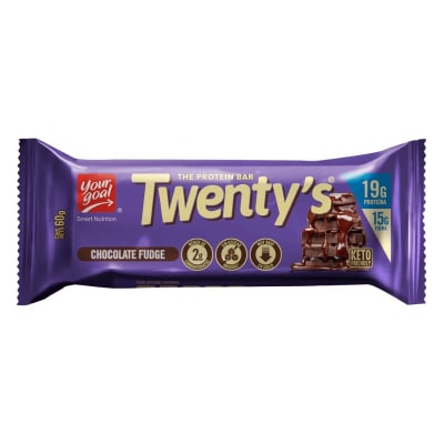 Barrita Twenty's chocolate fudge Your Goal · 1 unidad