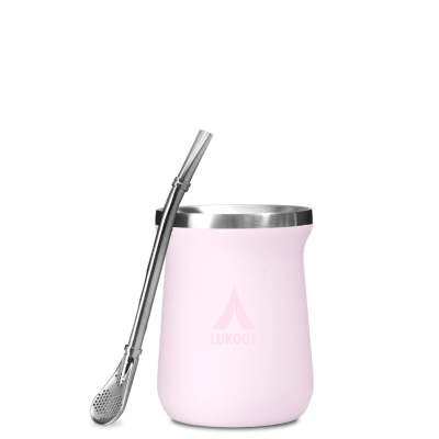 Vaso matero con bombilla Petalia Lukout · 236 ml
