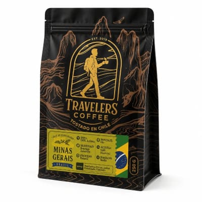 Café de especialidad molido Brasil Minas Gerais Travelers · 250 g