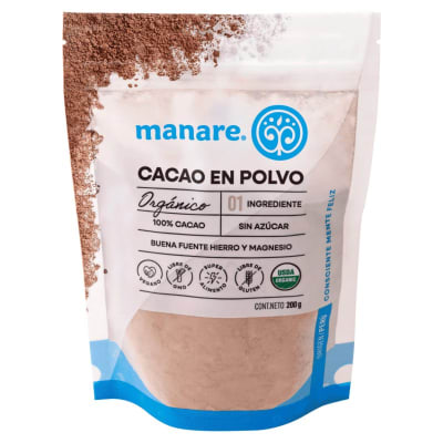 Cacao en polvo orgánico Manare · 200 g