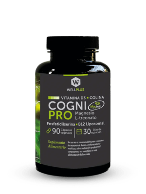 Cogni Pro WellPlus, para la memoria y la concentración · 90 cápsulas