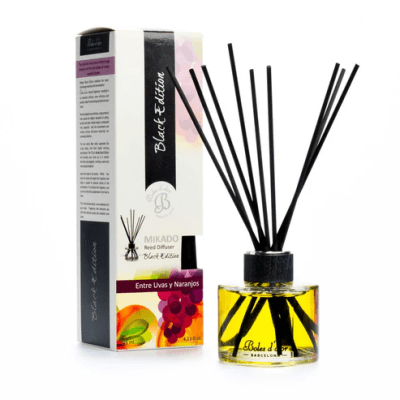 Mikado Black uvas y naranjos Boles d'Olor · 125 ml
