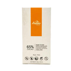 Barra de chocolate keto sin azúcar Andino · 80 g