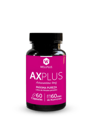 Astaxantina AX Plus WellPlus · 60 cápsulas