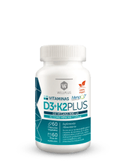 Vitamina D3 + K2 Plus WellPlus · 60 cápsulas