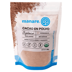 Cacao en polvo orgánico Manare · 200 g