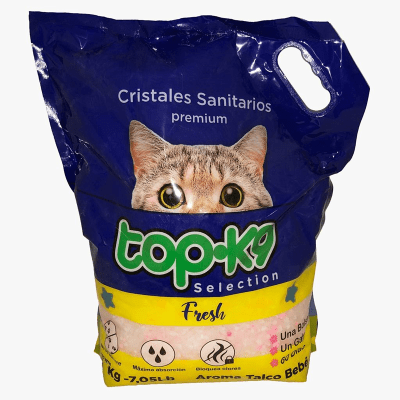 ARENA TOP-K9 CRISTAL TALCO BEBE 3,2 KG