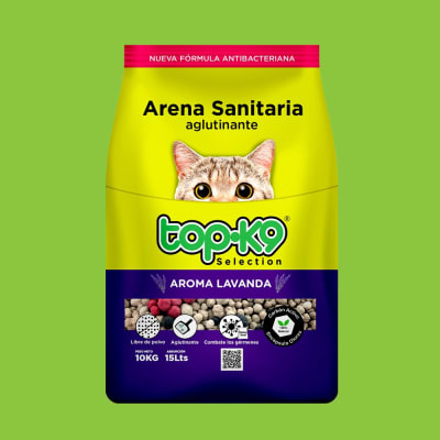 ARENA TOP-K9 AGLUTINANTE LAVANDA * 10 KG Y 25 KG