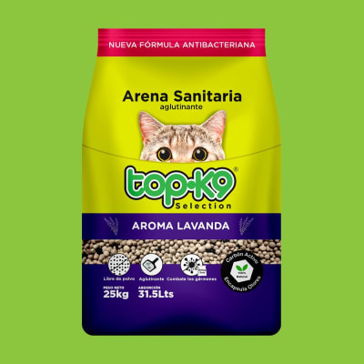 ARENA TOP-K9 AGLUTINANTE LAVANDA * 10 KG Y 25 KG