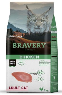 BRAVERY GATO ADULTO POLLO 7 kg