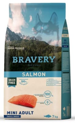 BRAVERY PERRO ADULTO SALMON RAZA PEQUEÑA