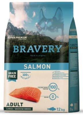 BRAVERY PERRO ADULTO SALMON RAZA MEDIANA -  GRANDE
