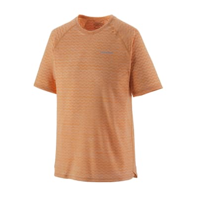 Polera Hombre Ridge Flow Naranjo1