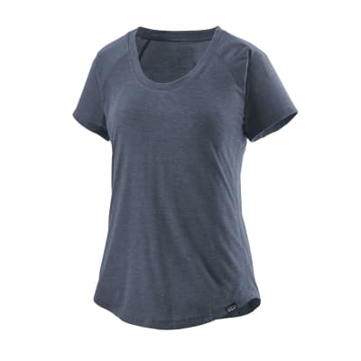 Polera Mujer Cap Cool Trail Shirt Azul1