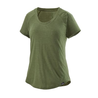 Polera Patagonia Mujer Cap Cool Trail Shirt Verde3