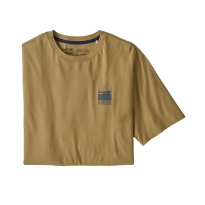 Polera Hombre Alpine Icon Regenerative Organic Cotton T-Shirt Café1