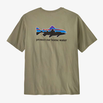 Polera Hombre Home Water Trout Organic T-Shirt