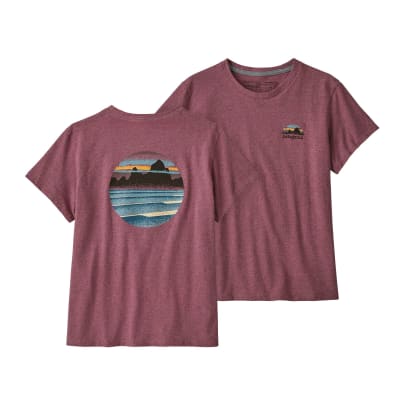 Polera Mujer Skyline Stencil Responsibili-Tee EVMA1