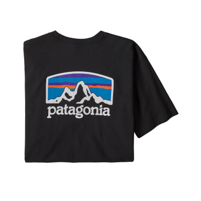Polera Hombre Fitz Roy Horizons Responsibili-Tee Negro1