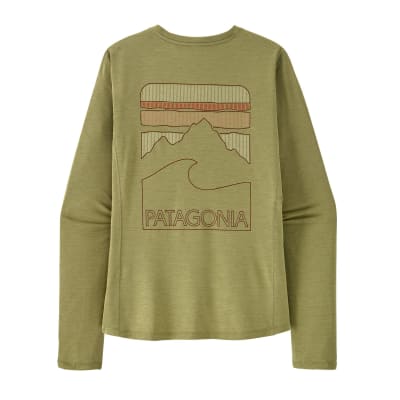 Patagonia Capilene® Cool Sun Peak Visions Polera Mujer1