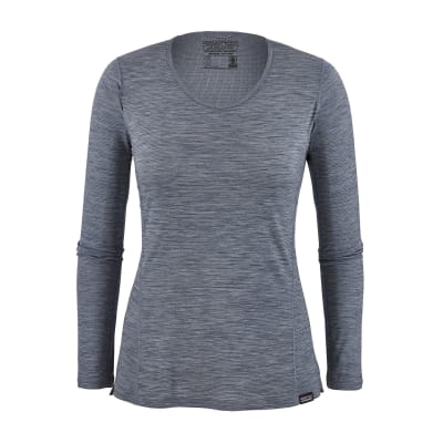 Primera Capa Patagonia Mujer Manga Larga Cap Cool Lightweight Shirt Azul1