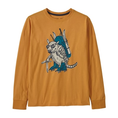 Polera Niño Long-Sleeved Regenerative Organic Certified™ Cotton Graphic FHMA1