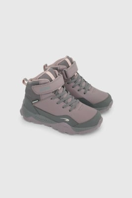 Botín outdoor waterproof niña morado