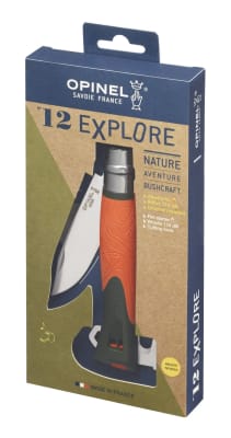 CUCHILLO OPINEL N°12 EXPLORER NARANJO