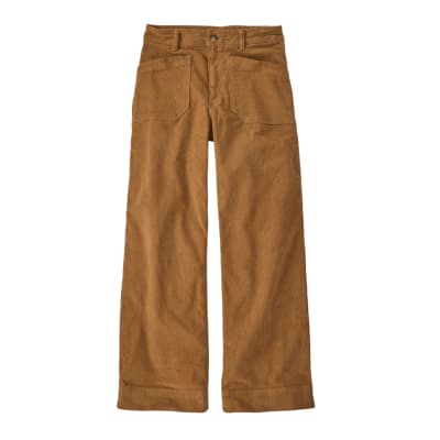 Pantalones Mujer Wide-Leg Cord Pants1