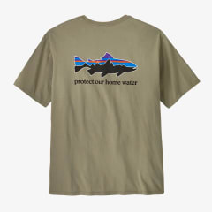 Polera Hombre Home Water Trout Organic T-Shirt