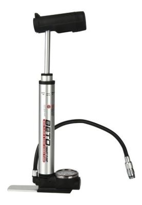 Bombin Beto Mini Pie c/Manómetro 160psi Bombin Beto Mini Pie c/Manómetro 160psi