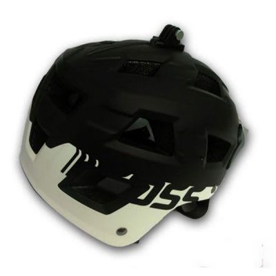 Casco Foss Enduro Negro/Blanco Con Soporte GoPro Casco Foss Enduro Negro/Blanco Con Soporte GoPro