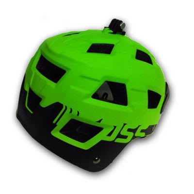 Casco Foss Enduro Verde Con Soporte GoPro Casco Foss Enduro Verde Con Soporte GoPro