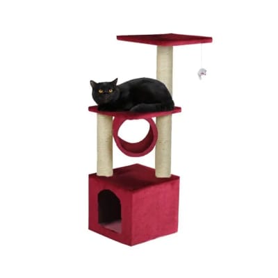 .Rascador Gato Torre Burdeo 92 cm