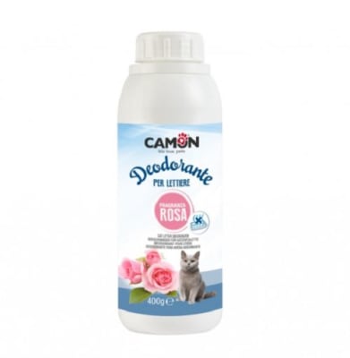 Talco Desodorante con Enzimas Activas Olor Rosas 400 gr para Areneros