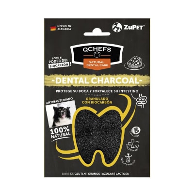 Qchefs Dental Biocarbon Perro 80 gr1