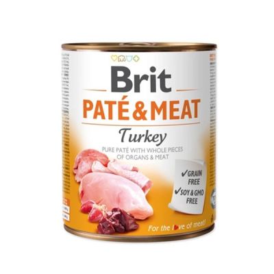 Brit Pate Pavo y Pollo 800 gr