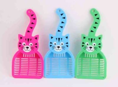 Pala Sanitaria Cara Gato Colores 17x12,5 cm