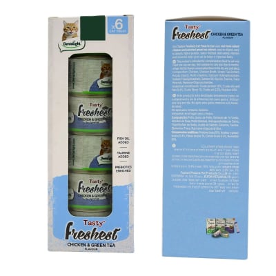 Freshest Pollo y Té Verde 80 gr x 6 Latas